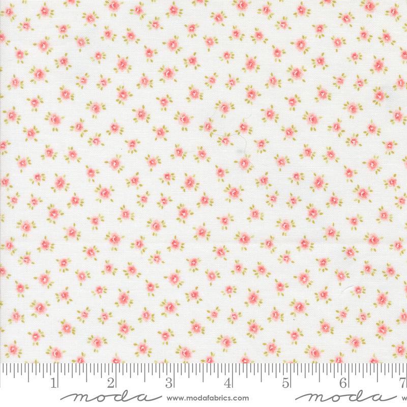 Fabric Moda Off White Little Posies Memory Lane by the Quarter Yard 18783-11