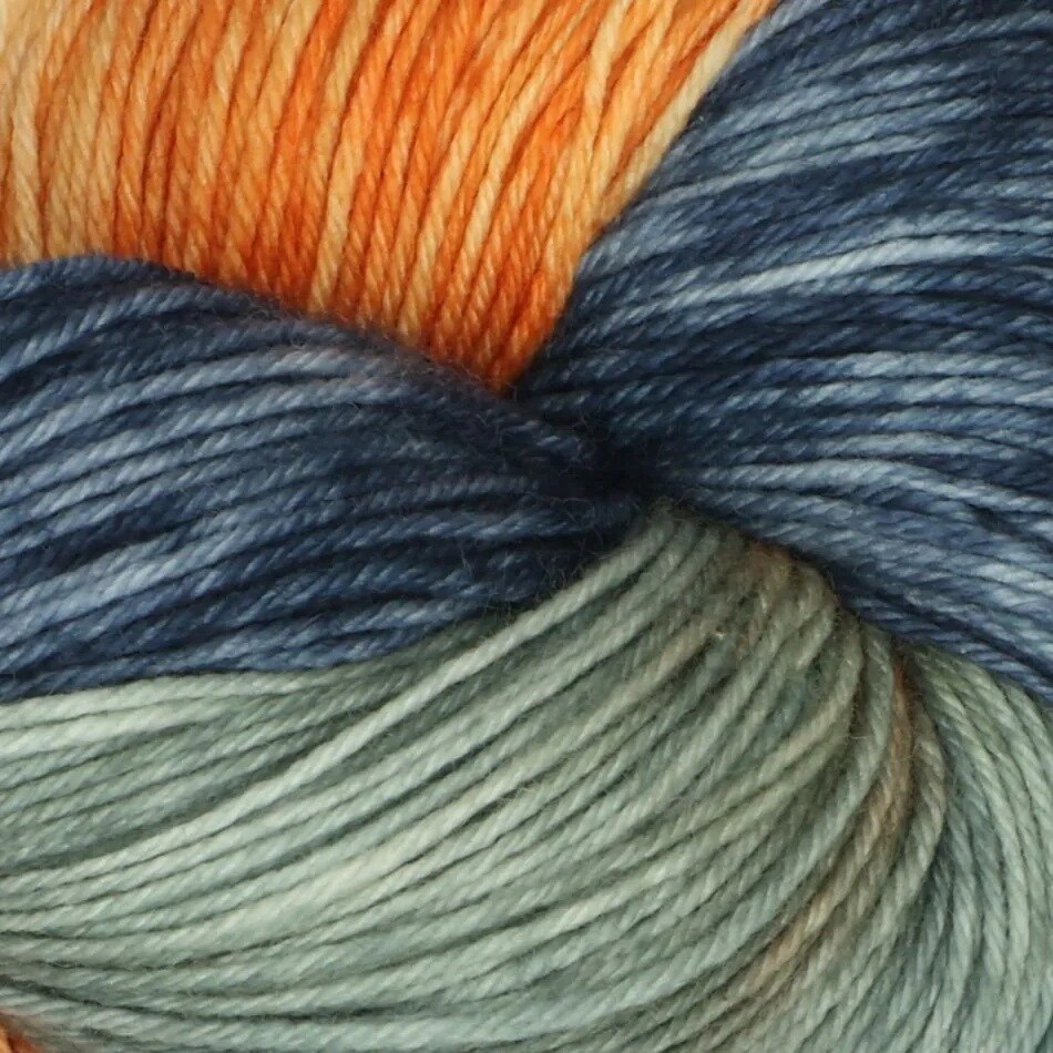 KnitPro Symfonie Premium Hand Dyed Merino Wool & Polyamide Sock Yarn| Terra Variegated America The Beautiful