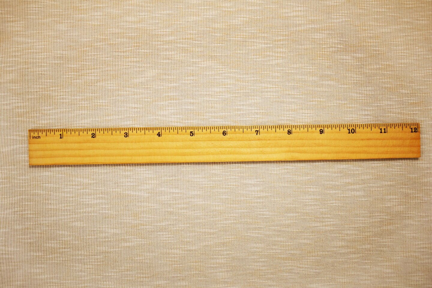 Beige Poly Mechanical Stretch Slub 2X2 Rib Knit Fabric By the Yard