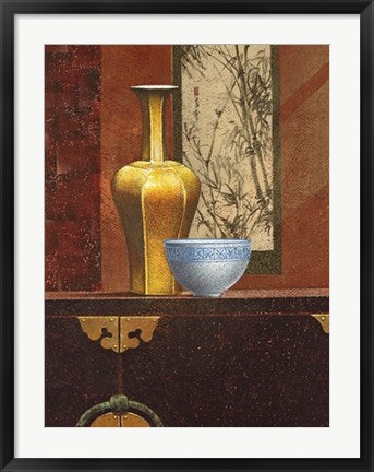 Framed Art Feng Shui I by Mira Latour - Calming Abstract Wall 31 x 24