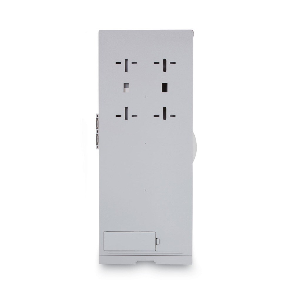 Dixie SmartStock 10 in. x 8.78 in. x 24.75 in. Utensil Fork Dispenser - Smoke