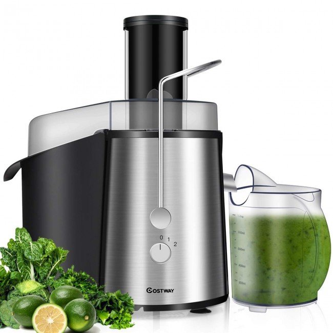 Edge Collections - Silver - Dual-Speed Juice Extractor for Whole Fruits and Vegetables - 1 Piece