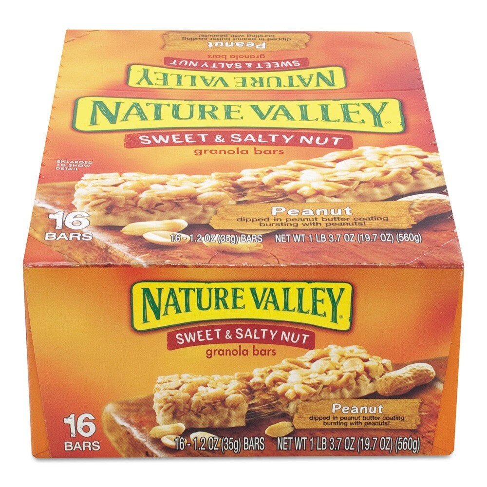Advantus 1.2 oz Granola Bars - Sweet and Salty Nut Peanut Cereal (16/Box)