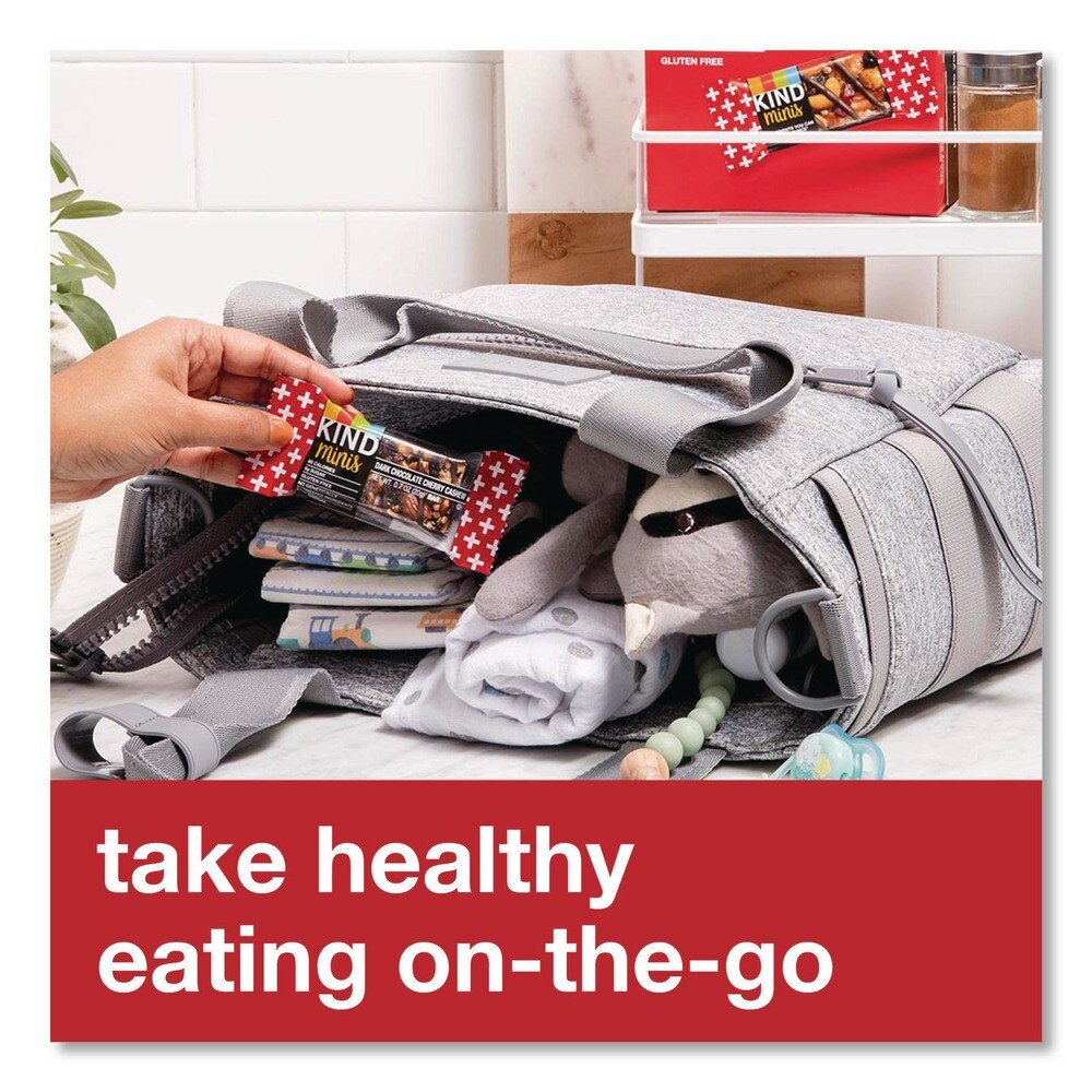 KIND 0.74 oz Minis Variety Pack - Dark Chocolate Cherry Cashew/Peanut Butter Dark Chocolate (20/Box)