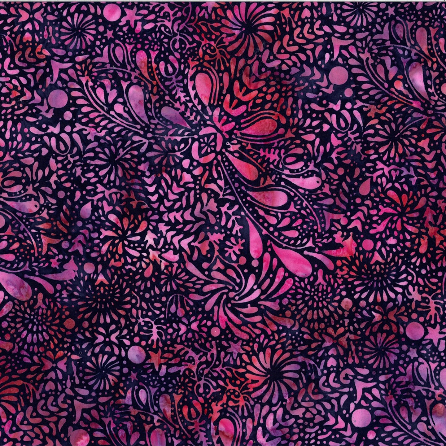 Fabric Hoffman Jelly Paisley Bali Batiks by the Quarter Yard W2609H-378