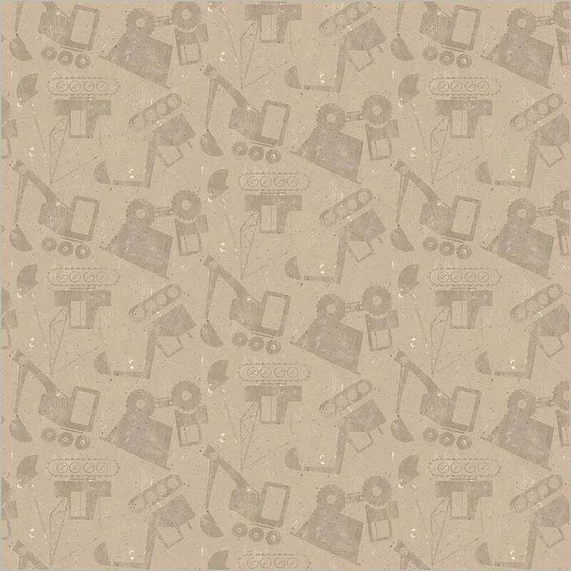 Fabric Windham Cement Load by Load Diggers & Dozers by the Quarter Yard 54943-1