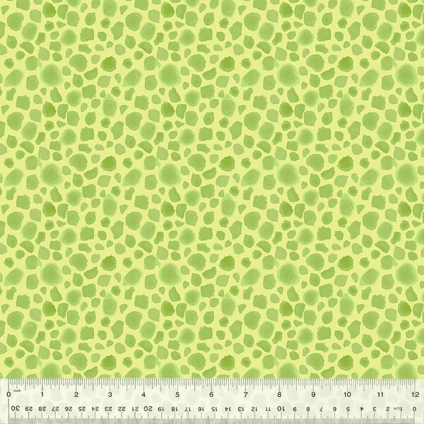 Fabric Windham Soft Green First Spots by the Quarter Yard 54670-1