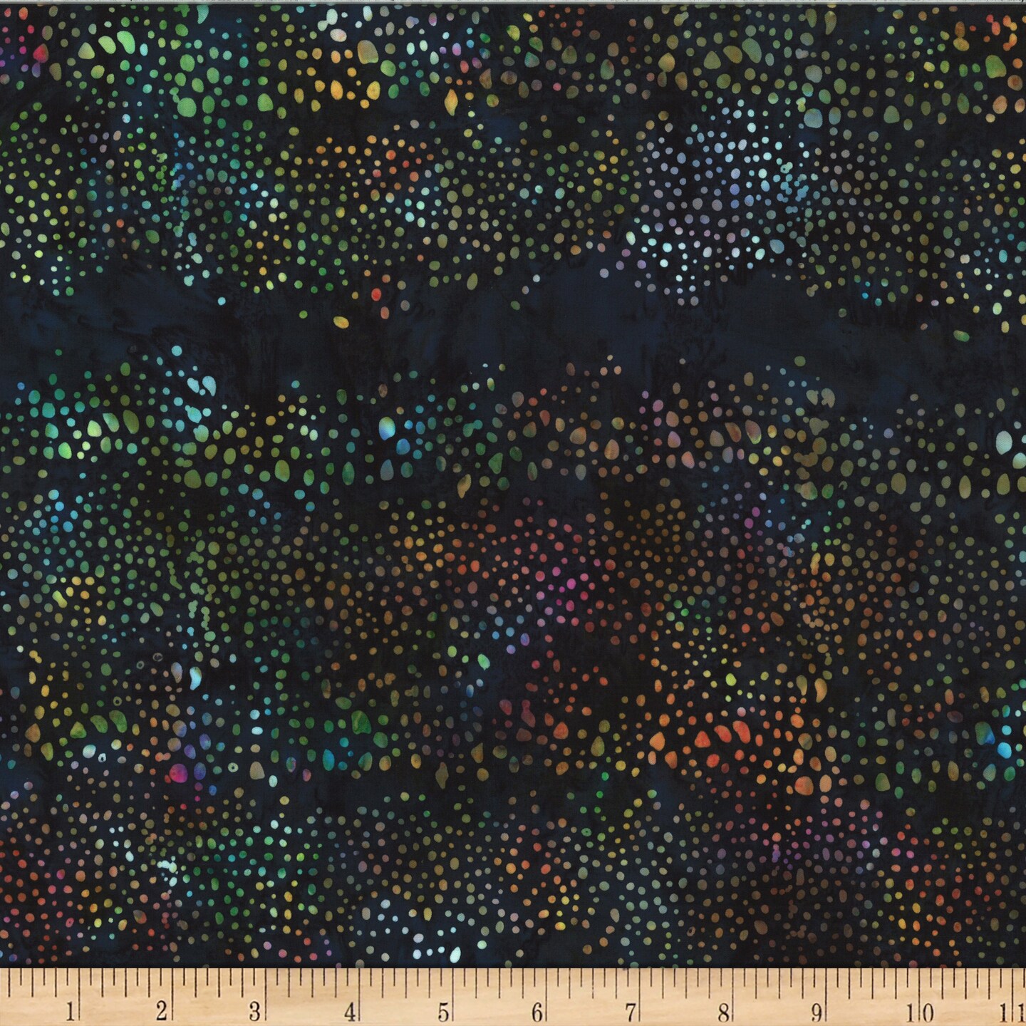 Fabric Hoffman Aurora Abstract Dots Night Sky Bali Batiks by the Quarter Yard X2613-532