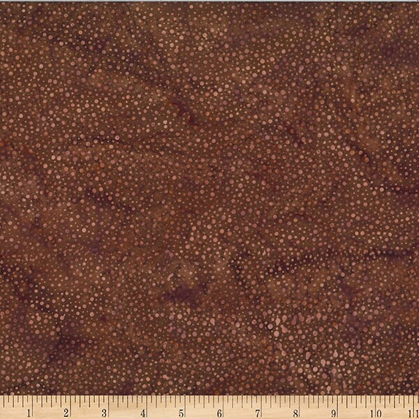 Fabric Hoffman Woody Bali Hand Painted Dots Batiks by the Quarter Yard 885-342