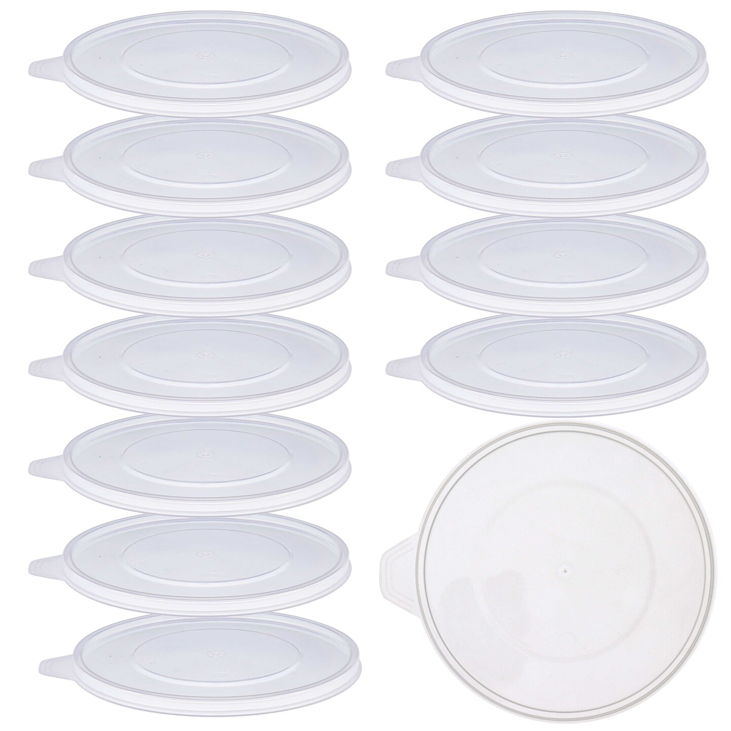 Pouring Masters 12-Pack Mixing Cup Lids for 40 Oz (1200ml) Graduated Plastic Measuring Cup Lids - Storage Seal Top for Pouring Masters Automotive Paint Mixing Cups, Epoxy Resin, Art Supplies