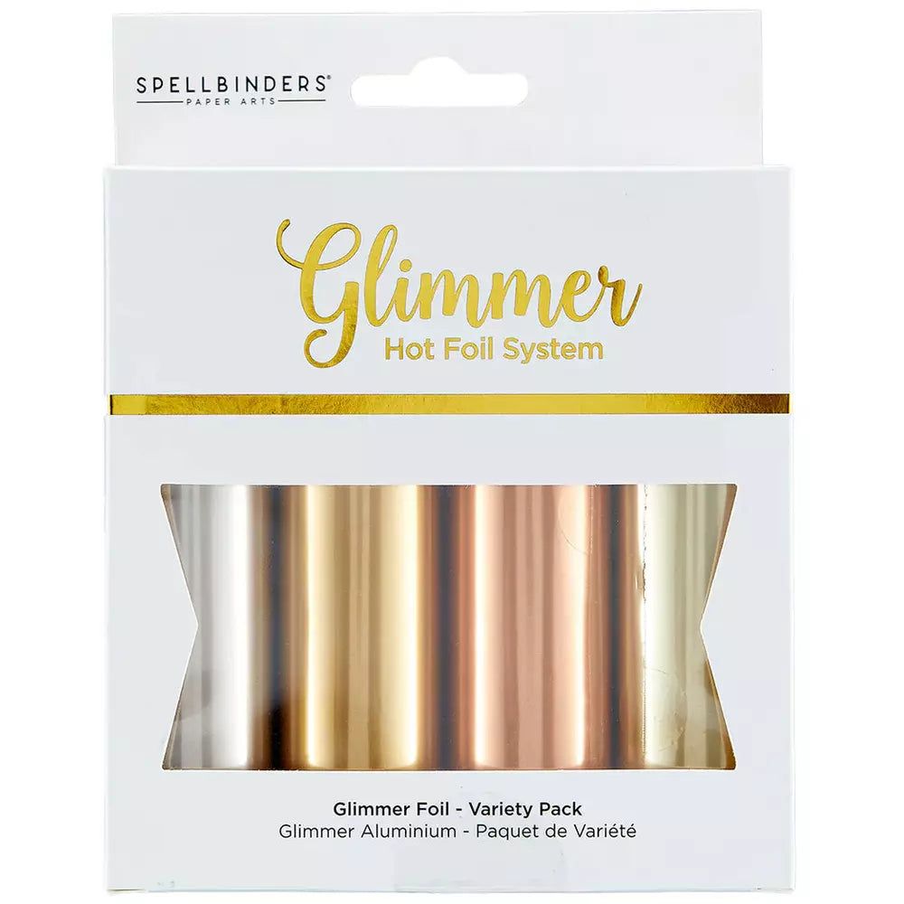 Spellbinders Glimmer Hot Foil - Variety Pack Satin Metallics 4/pk