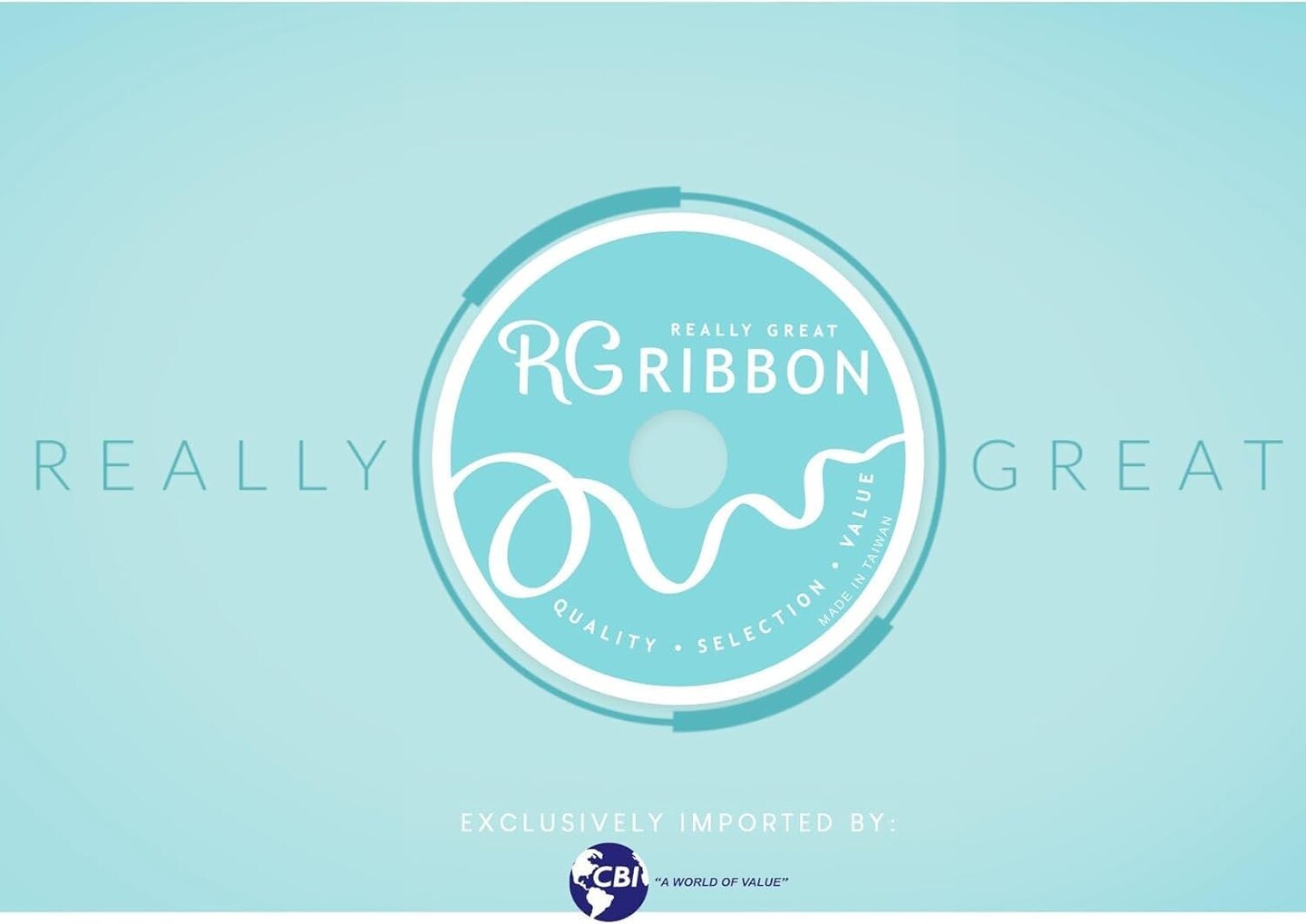 RG Ribbon: Teal Blue Velvet and Satin Deluxe Wired Ribbon for Bows, Wreaths, Crafts, and Decorations