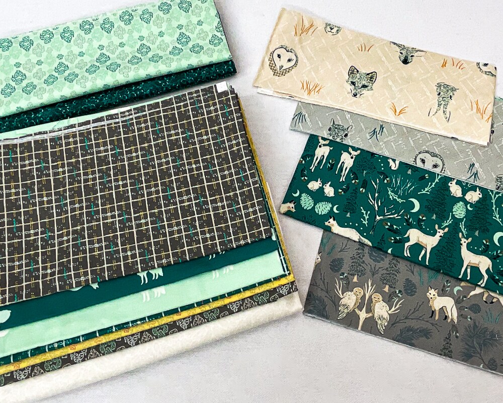 Boundless Coordinated Stash Builder Bundle - Wild Things - various print fabrics 9 7/8 yards total