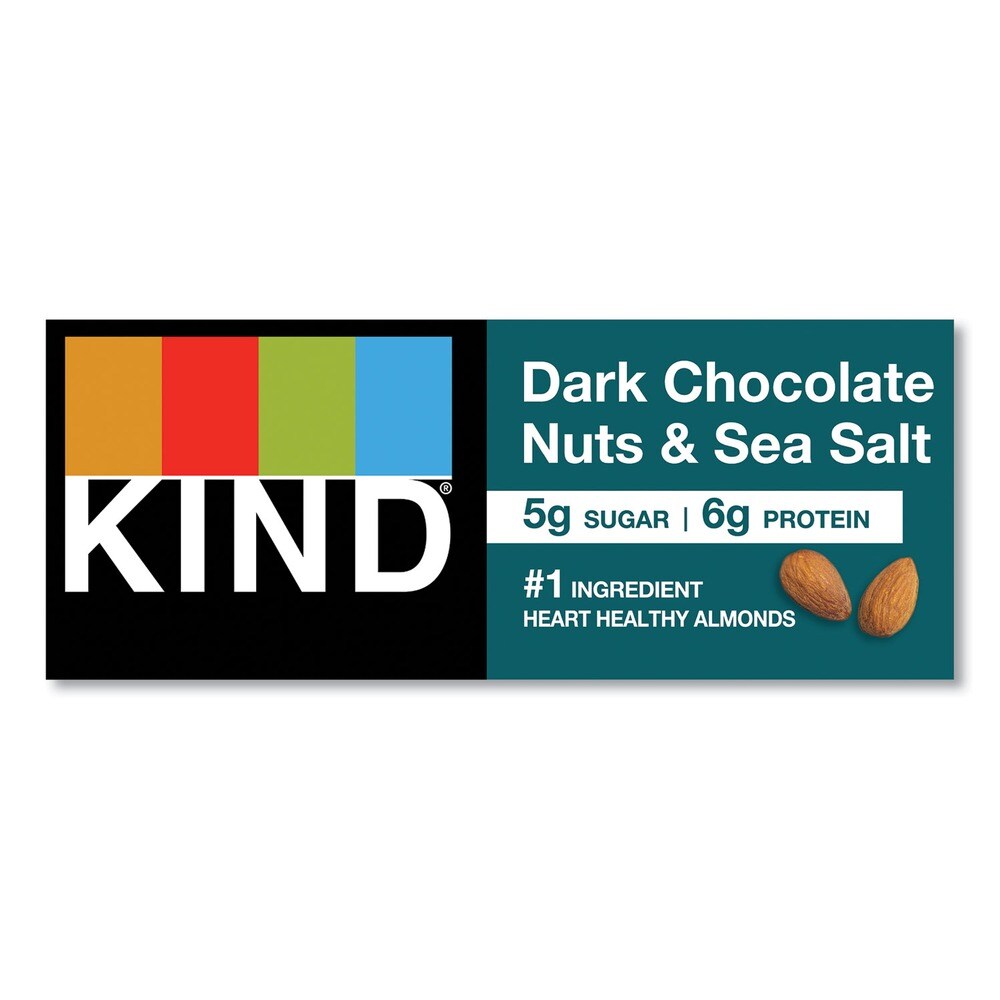 KIND 1.4 oz. Nuts and Spices Bar - Dark Chocolate Nuts and Sea Salt (12/Box)