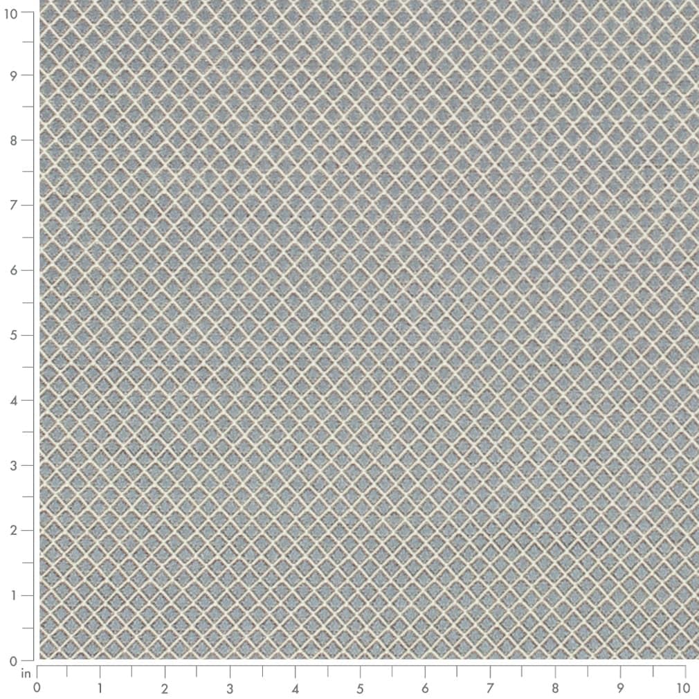 Grey Diamond Small Scale Woven Pattern Upholstery Fabric by The Yard - SKU: Marquee Pewter