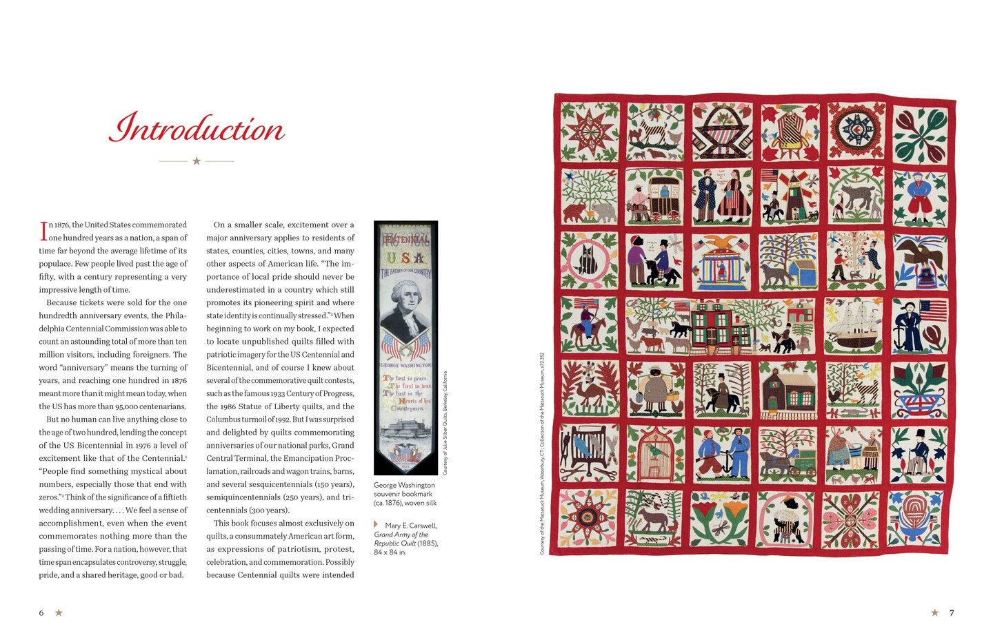 Commemorative American Quilts: Stitching Our Heritage from 1876 to Today