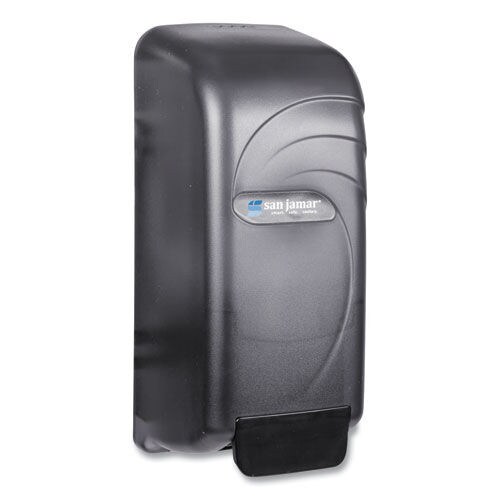 San Jamar 800 mL 4.5 x 4.38 x 10.5 Oceans Universal Liquid Soap Dispenser - Black