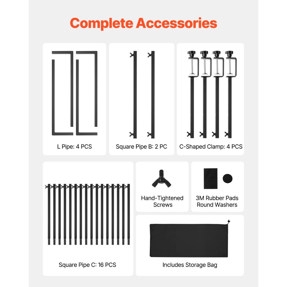 Over-the-Table Balloon Arch Stand, Adjustable Metal Rod Frame for Party Decorations