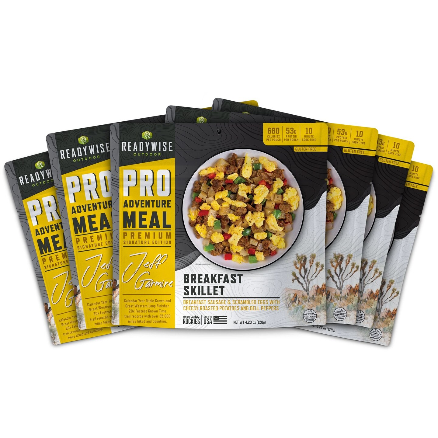 Edge Collections -Multi-Hearty Breakfast Skillet Adventure Meal-6 pcs