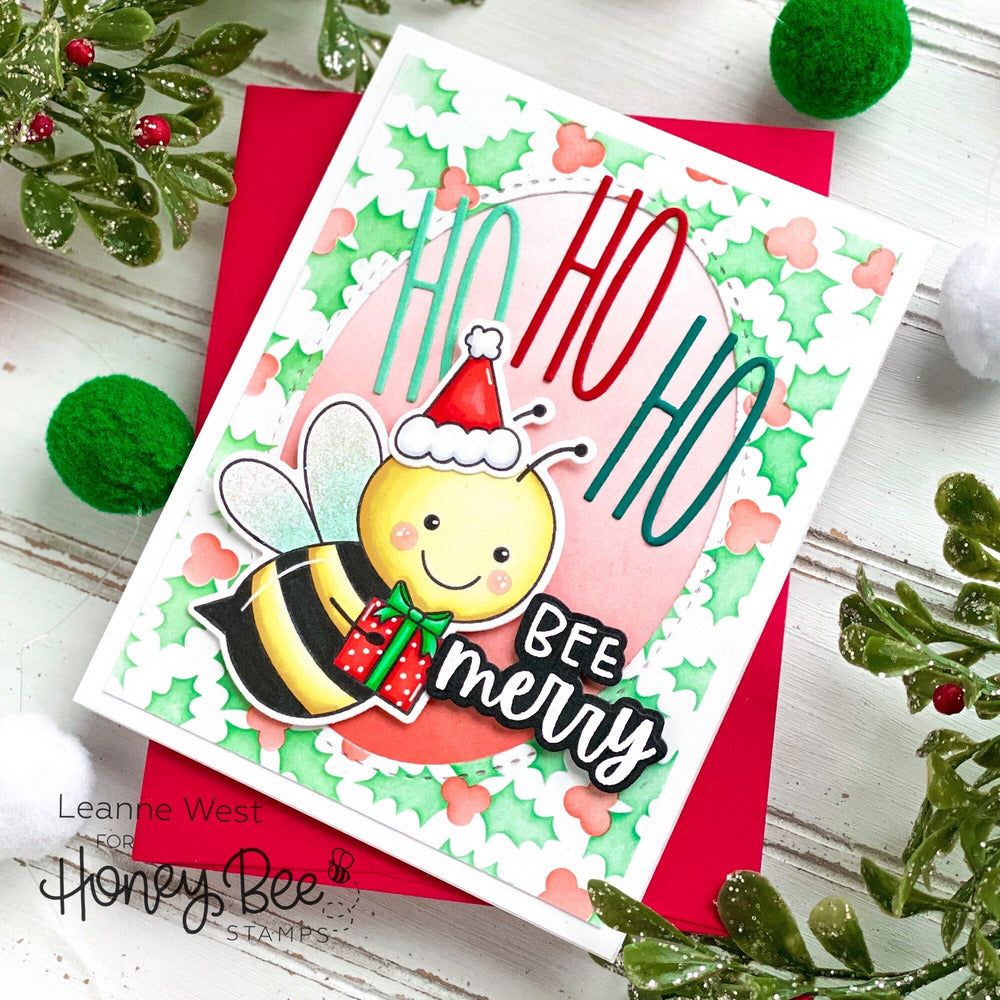 Bee Narrow Uppercase Alpha - Honey Cuts - Stand-Alone Dies RETIRING