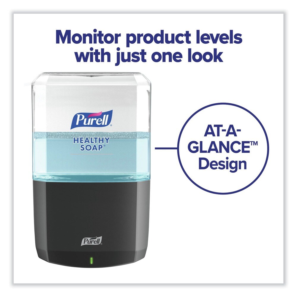 PURELL ES6 5.25 in. x 8.8 in. x 12.13 in. 1,200 mL Soap Touch-Free Dispenser - Graphite (1/Carton)
