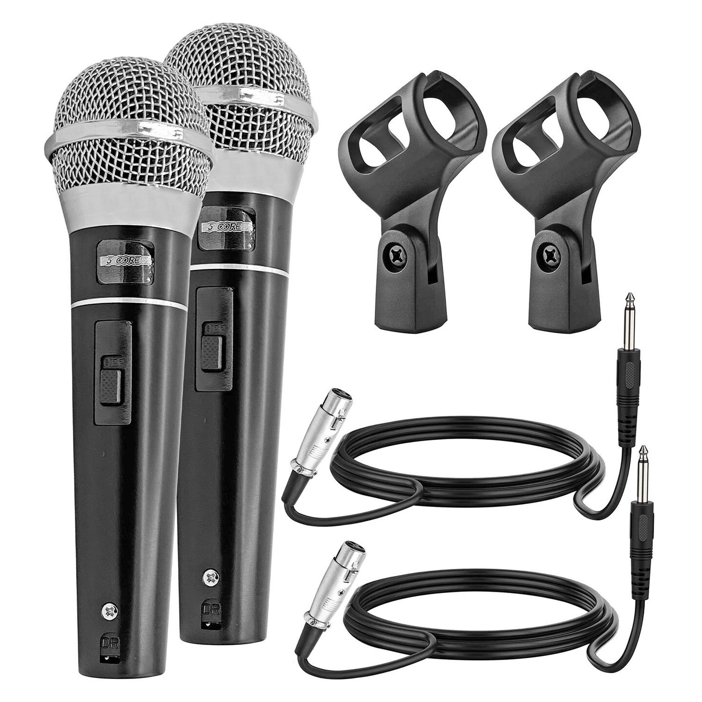 Edge Collections -Black-Dynamic Cardioid Microphone for Karaoke and Public Speaking-1 pcs