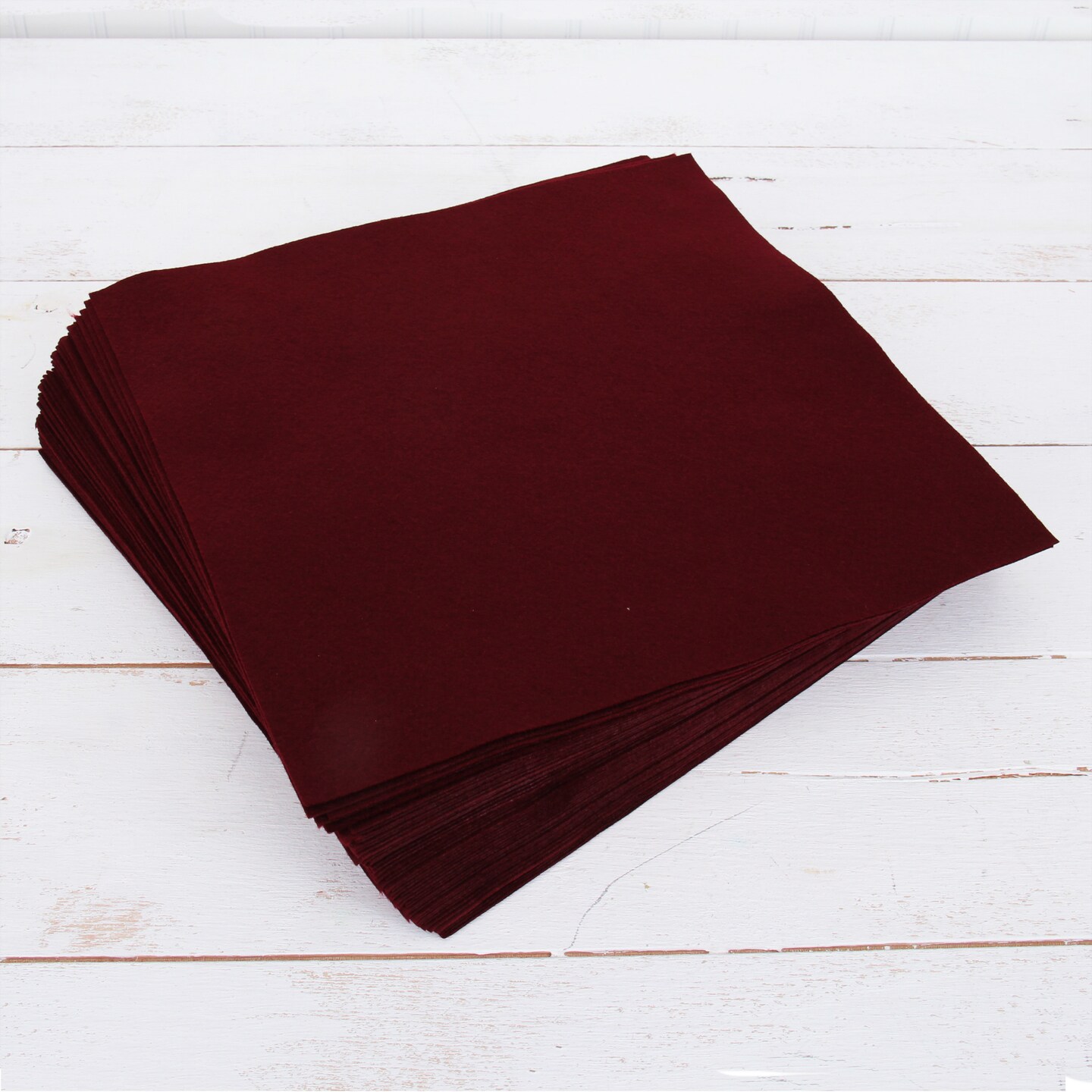 Threadart Premium Felt Sheets - 10 Pack & 50 Pack - 12" x 12" | Soft Wool-Like Feel | 1.2mm Thick for DIY Crafts, Sewing, Crafting Projects | Compatible with Cricut Maker