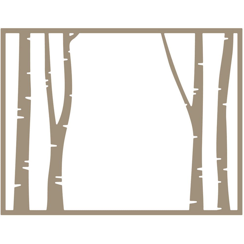 Birch A2 Cover Plate Top - Honey Cuts - Stand-Alone Dies - Retiring