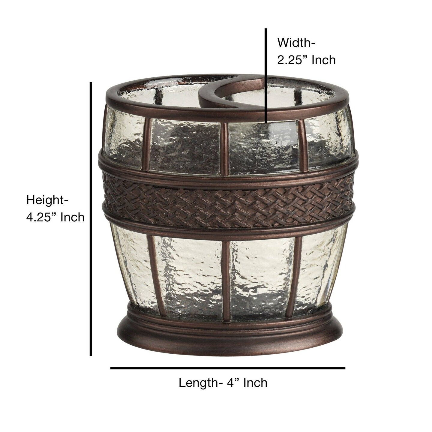 Toothbrush Holder | Compact Multi-Slot Holder for Toothbrushes,Razors & Makeup Accessories