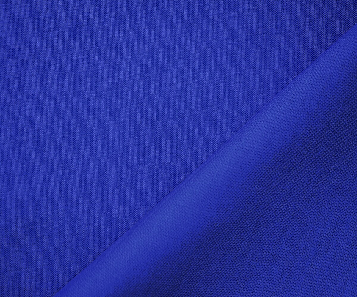 Dark Royal Blue Cotton Solid Quality Quilting Woven Fabric By the Yard