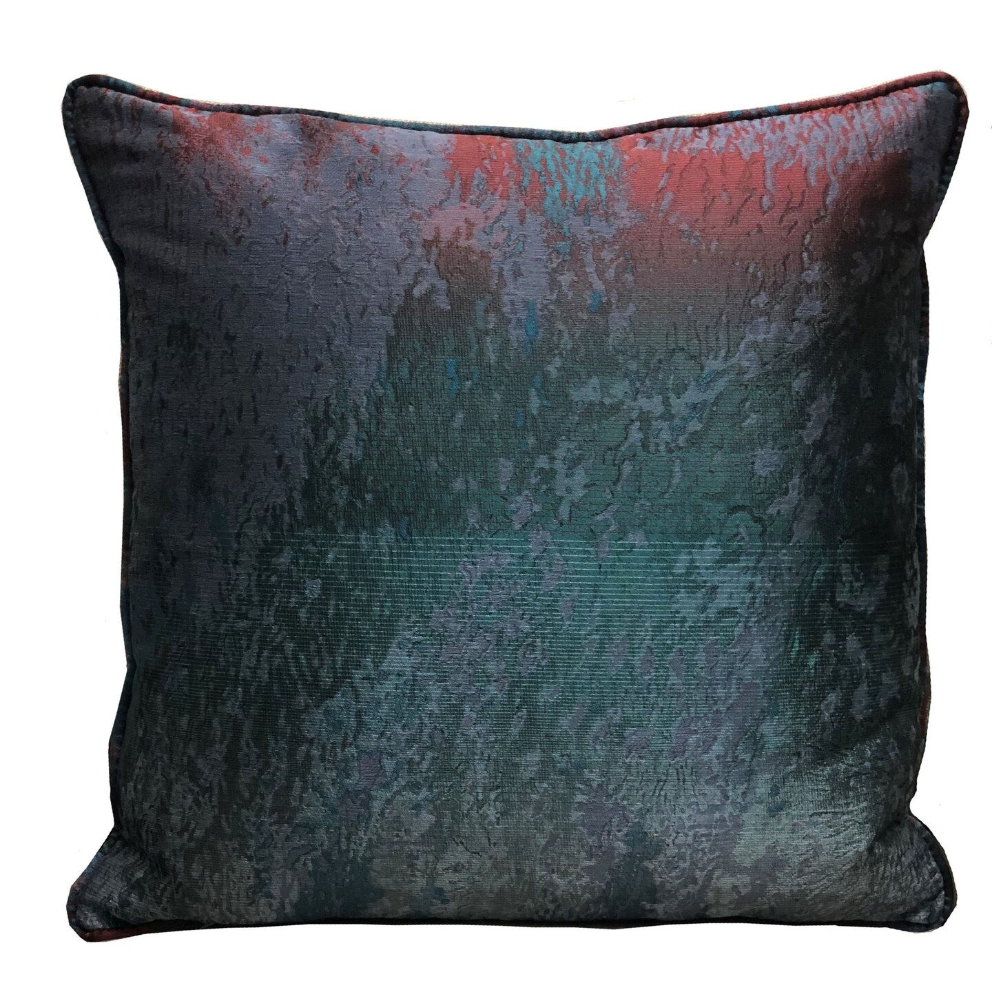 Edge Collections - Multicolor - Elegant Double-Sided Decorative Throw Pillow - 1 Piece
