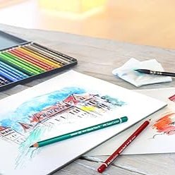 Faber-Castell Watercolor Colored Pencil Set - Metal Tin 12pc - Clearance