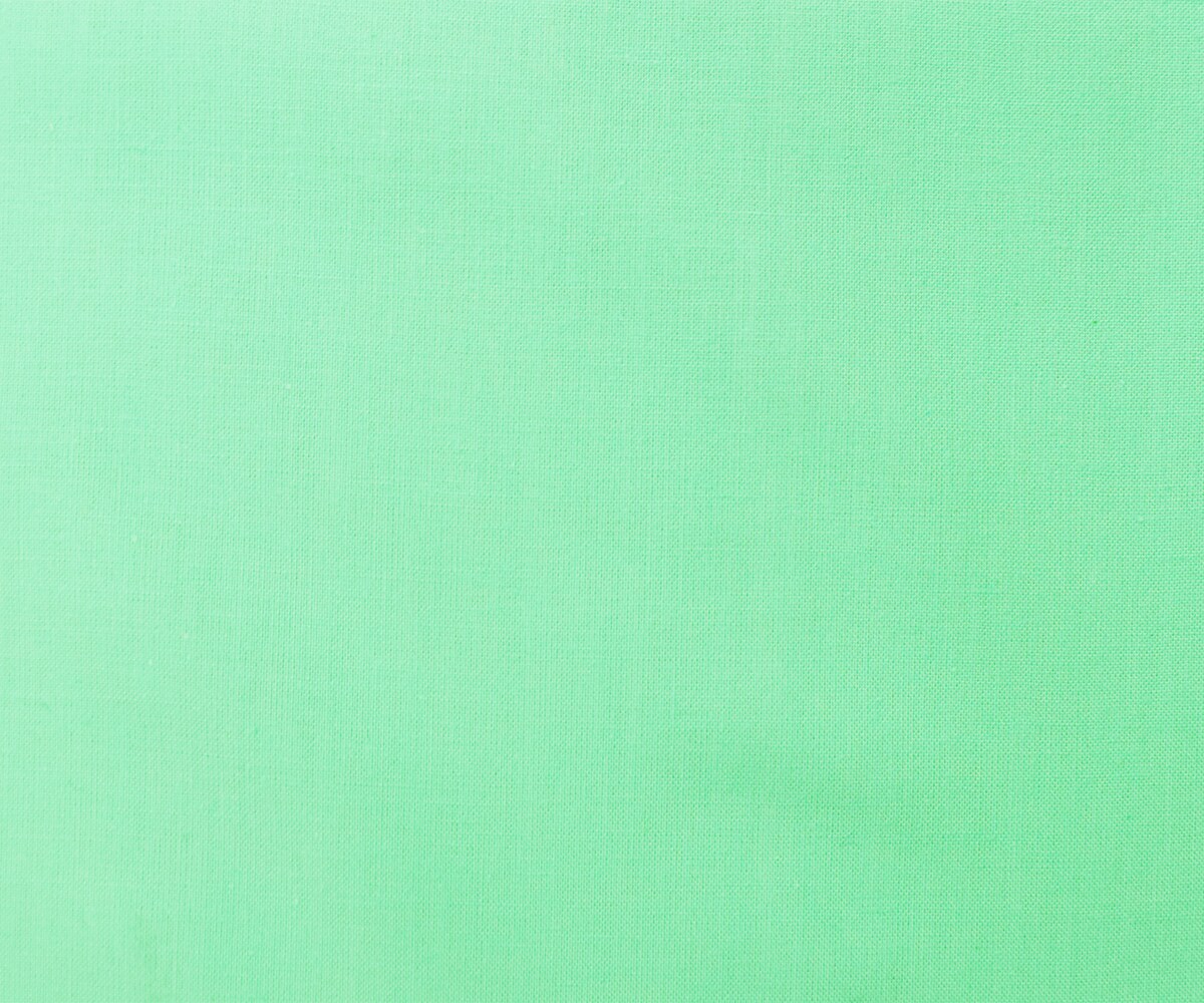 Pastel Light Green Cotton Solid Quality Quilting Woven Fabric By the Yard