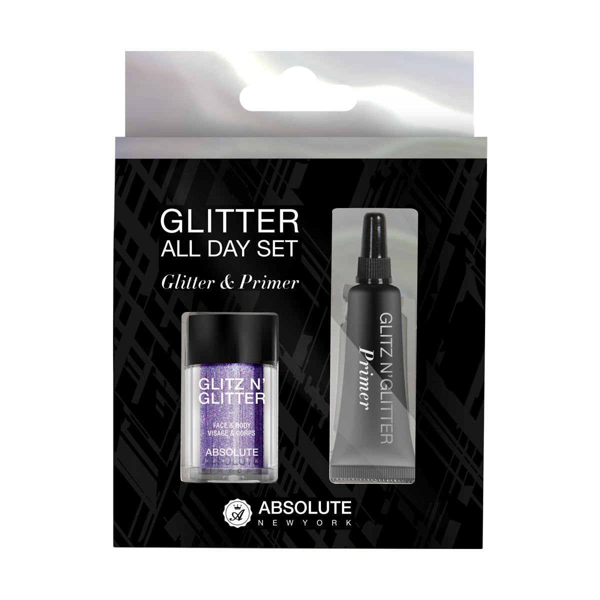 Absolute - Purple - Glamorous Glitter Set with Primer - 1 Piece, color ...