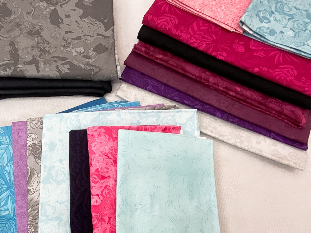 Boundless Coordinated Stash Builder Bundle - Neptune - various fabrics 16 yards total