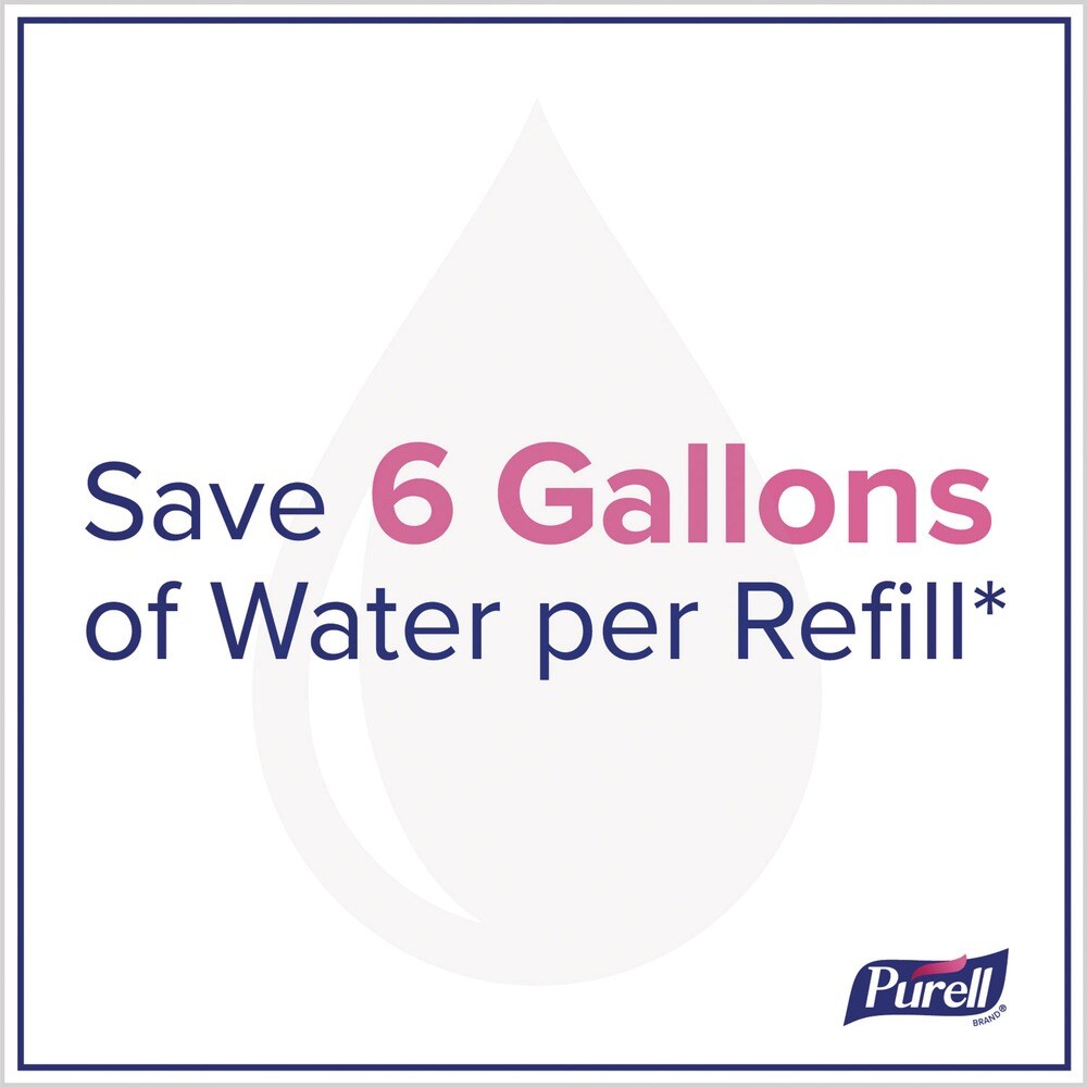 PURELL 1,200 mL Healthy Soap with Clean Release Technology Refill for ES10 Dispensers - Fragrance-Free (2/Carton)