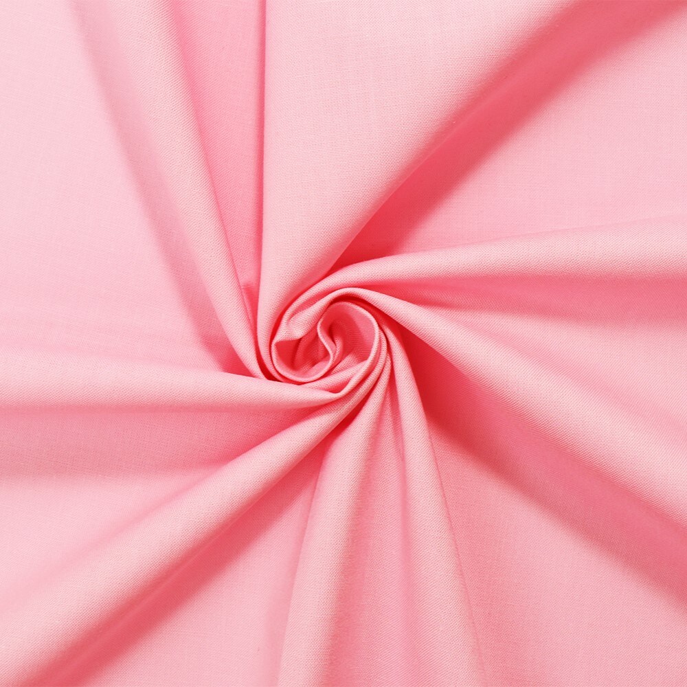 Light Pink Cotton Solid Quality Quilting Woven Fabric By the Yard