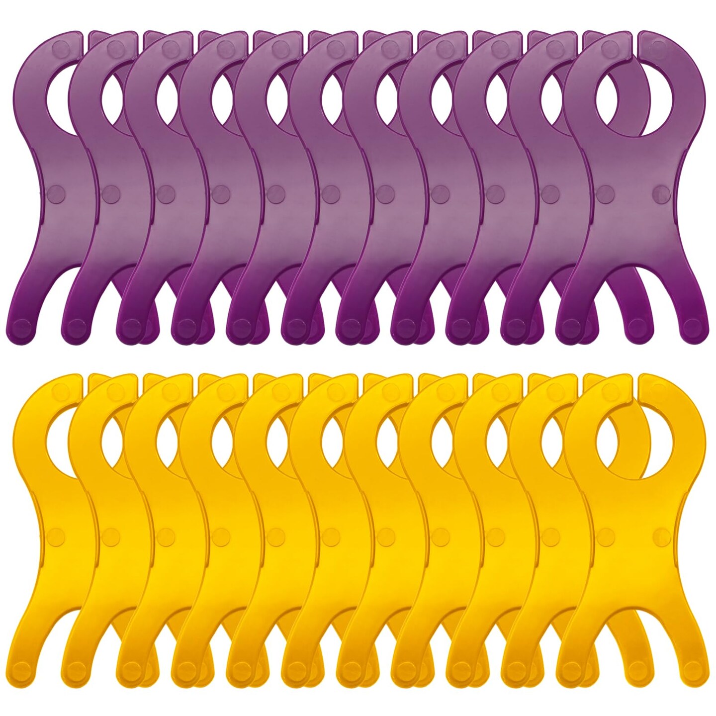 20pcs Yarn Bobbins for Crochet Large Bobbins Spool Tool - 2 Colors, Bobbin Winders Tool Weave Organizer Cross Stitch Thread Spool Organizer