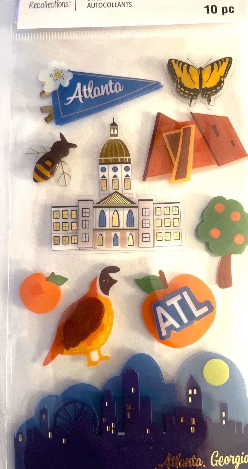 Recollections Atlanta Dimensional Stickers | Michaels