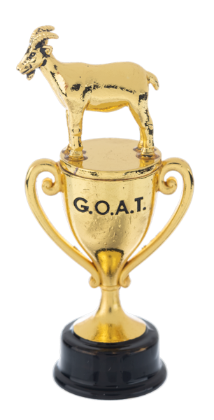置物 YARNNAKARN / Baby Goat Trophy G.O.A.T. Trophy Charm | Michaels