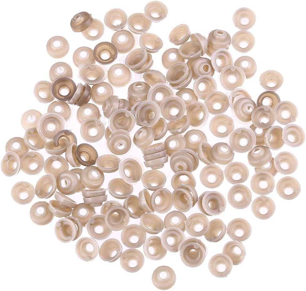 190-Piece Solid Black Plastic Safety Eyes with Washers – 5mm to 14mm for Amigurumi, Puppets, Plush Toys, Teddy Bears & DIY Crafts