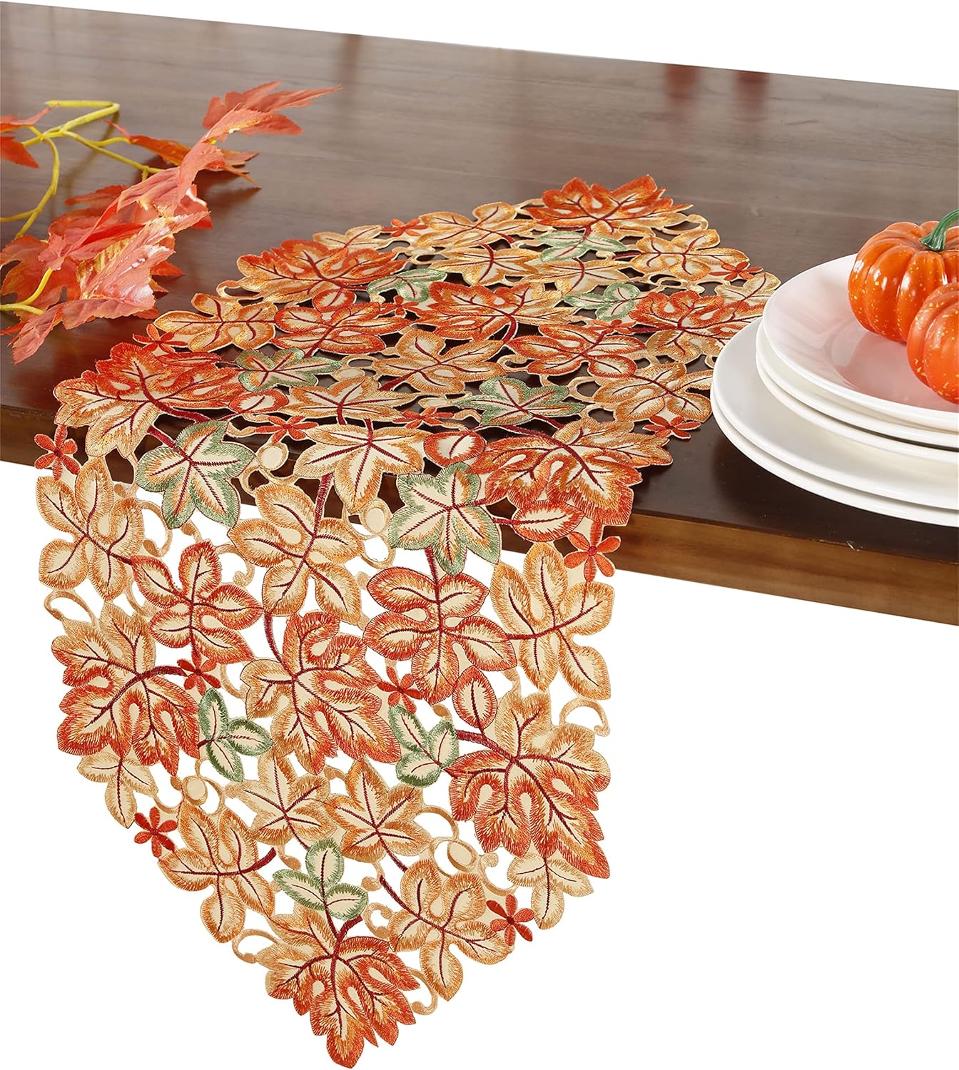 Fall Table Runner Thanksgiving Table Runner 13X35 Inch