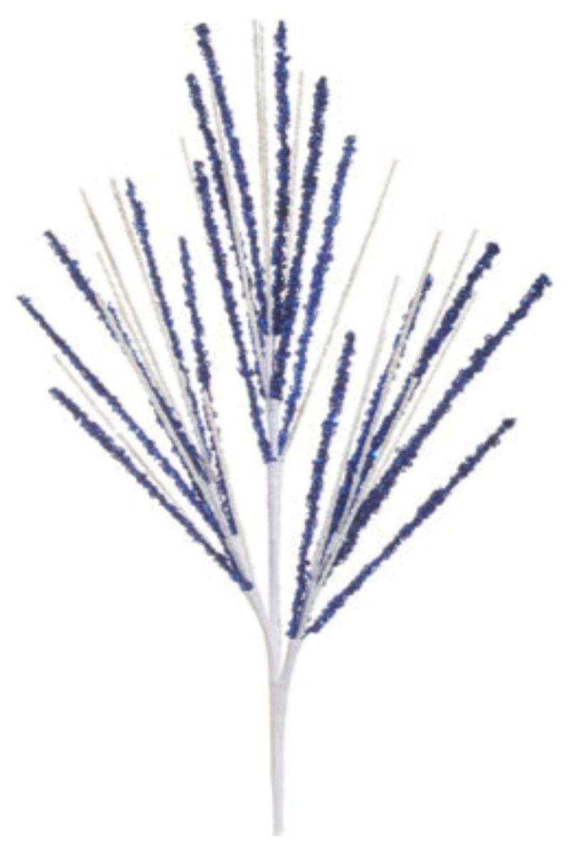 16.5&#x22; Glittered Spray: Red/Blue
