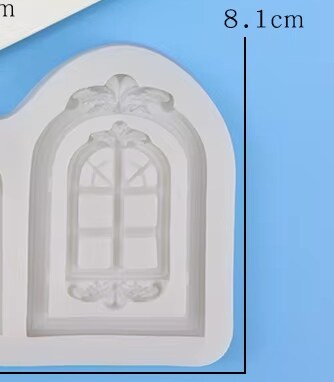 Window Silicone Mold Sugarcraft Cupcake Baking Mold Fondant Cake Decorating Tools