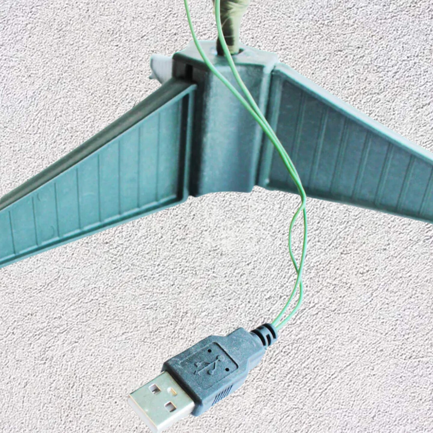 Pre Lit USB Tabletop Christmas Tree 2ft with Warm White LED Lights