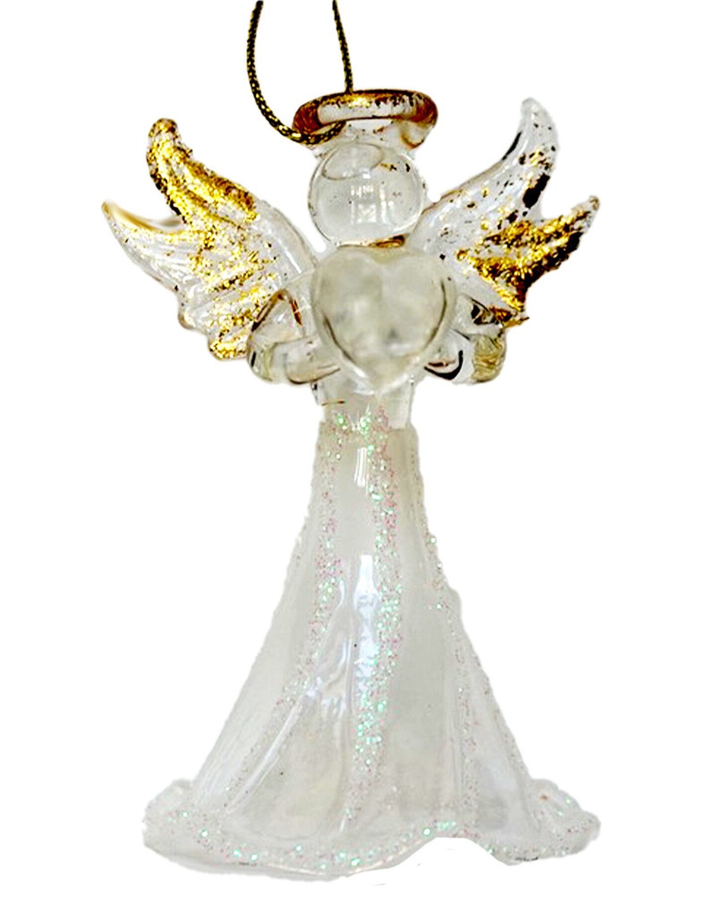 Crystal Birthstone Angel Ornament - April