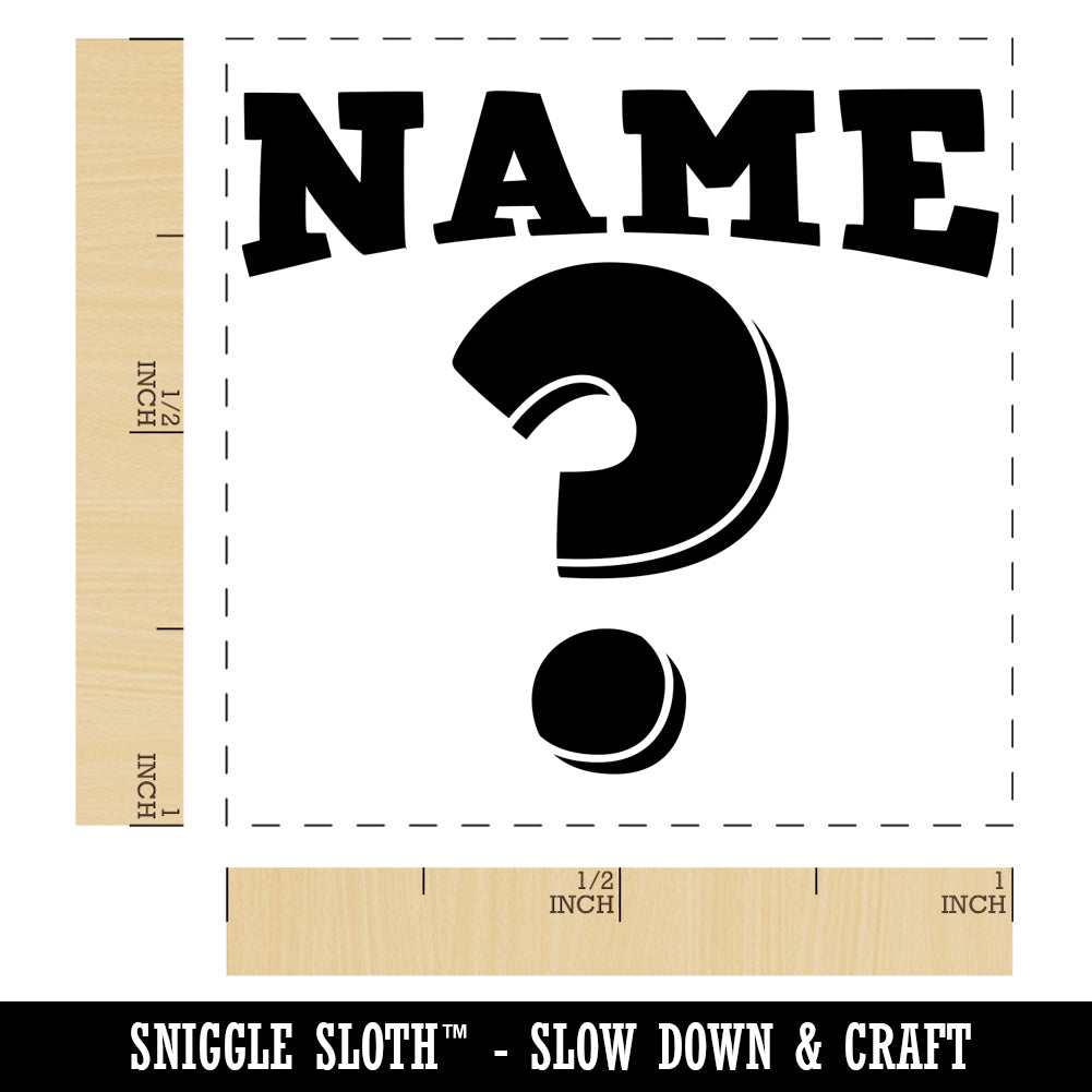 Question Mark Stamp