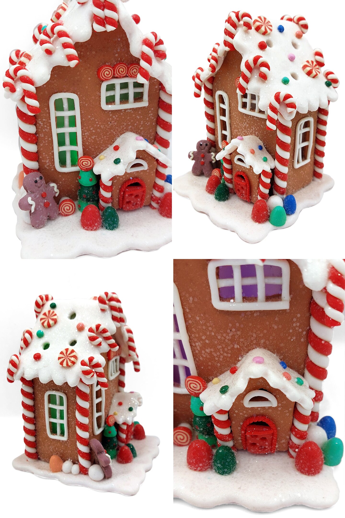 Christmas Gingerbread House. Wizardi Festive Decoration F07-N2-20-HA020B