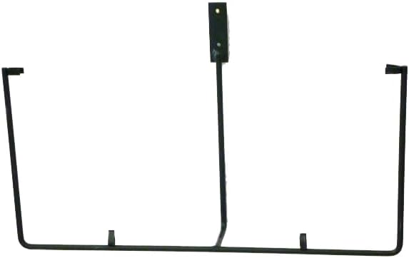 12 Inch Square Black Wrought Iron Metal Art Craft Wall Display Stand, Fused Glass Art Base, Plate Stand/Plate Holder, Square Art Panel Stand