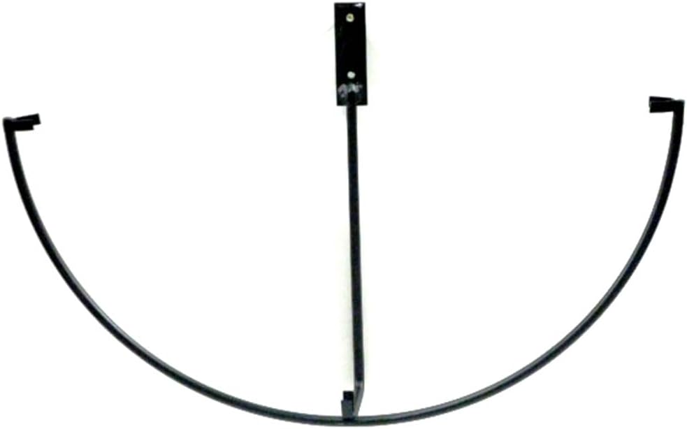 10 Inch Round Black Wrought Iron Metal Art Craft Wall Display Stand, Fused Glass Art Base, Plate Stand/Plate Holder, Round Art Panel Stand